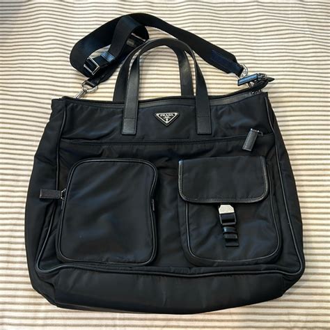 borsa porta computer prada|Authentic Prada Porta Computer Bag with laptop sleeve .